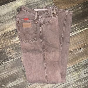 light brown vintage women’s wranglers